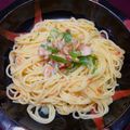 ひなたんぽぽ's cooksnap of when they made ランチに☆簡単トマトツナおろしパスタ.