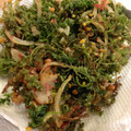 kayosanta's cooksnap of when they made にんじん葉と納豆のかき揚げ.