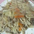 みんぐり's cooksnap of when they made わが家の焼きうどん☆しょうゆ風味.