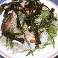 Min3233's cooksnap of when they made 鮭ちらし✿.