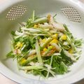 のんのんSTELLA's cooksnap of when they made 水菜de簡単マヨサラダ.