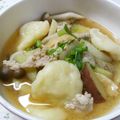 のんのんSTELLA's cooksnap of when they made 平だんご汁.