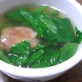ちとりん's cooksnap of when they made 豚バラ肉とほうれんそうのスープ.