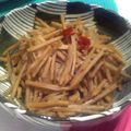 natoline's cooksnap of when they made 大根＆こんにゃく＆ピリ辛ごぼうの炒め煮.
