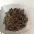 ラブジャック's cooksnap of when they made 青椒肉絲.