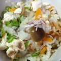 たろべえ2000's cooksnap of when they made 土鍋de五目鯛飯.