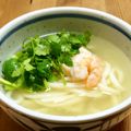 chou*'s cooksnap of when they made シャンツァイたっぷりナンプラーうどん.