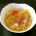 カナティー☆'s cooksnap of when they made ダイエットに最適な野菜たっぷり春雨スープ.