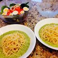 satsuki69's cooksnap of when they made クリームバジルペストパスタ.