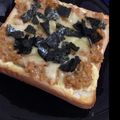 ゆづmama♡'s cooksnap of when they made 納豆ピザ風食パン.