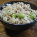 uri2215's cooksnap of when they made ﾏｼﾞうま✿枝豆のそぼろ炊き込みご飯✿.