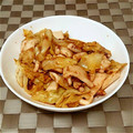 春誠雪's cooksnap of when they made いかときゃべつのゴロ炒め.