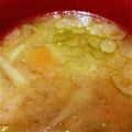 ohanap's cooksnap of when they made 炒めごぼうとニンジンのお味噌汁.
