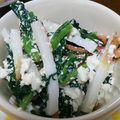 そめはる's cooksnap of when they made 超簡単！春菊のなめらか白和え.