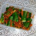 ヨウコおばさん's cooksnap of when they made 韓国料理 お家で簡単！本場のオイキムチ.