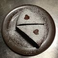 晴れの国's cooksnap of when they made 炊飯器でガトーショコラ風チョコケーキ.