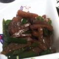 めゆめ's cooksnap of when they made 簡単醤油炒め!　蒟蒻とピーマン.