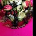 リトル☆ママ's cooksnap of when they made 簡単さっぱり！きゅうりとワカメの酢の物.