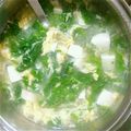 hatakeママ's cooksnap of when they made ✿菜の花と豆腐の三寒四温スープ✿.