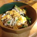 ちべせん's cooksnap of when they made オムレツのせ温麺.