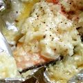 youjix252's cooksnap of when they made ☆簡単☆鮭のホイル焼き～玉ねぎマヨのせ～.
