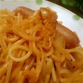 Caym's cooksnap of when they made 簡単♡コクあるナポリタン♡.