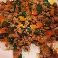 そなたっこ's cooksnap of when they made 男子大好き＊簡単ニラひき肉丼.