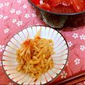 _maki's cooksnap of when they made 切り干しともやしのうめ酢和え.