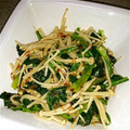 セッキー1015's cooksnap of when they made 海苔とほうれん草とえのきの和えたん！.