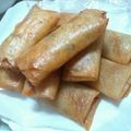 魚占☆ayu's cooksnap of when they made ピザ春巻き♪.