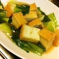 hinaおばちゃん's cooksnap of when they made 簡単☆絹あげとチンゲン菜のオイスター煮☆.