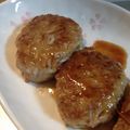 mikutasu's cooksnap of when they made 節約☆照り照りもやしバーグ.