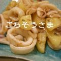 てるどん's cooksnap of when they made ✿いかとじゃが芋のアンチョビ炒め✿.