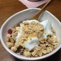 YUKIKI☆'s cooksnap of when they made ヨーグルトはきなこ☆コーンフレークで.