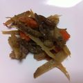 smdnbk's cooksnap of when they made 鶏もも入り＊きんぴら煮.