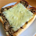 MEG1105's cooksnap of when they made ✿ひじきツナマヨトースト✿.