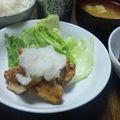 巻物限定's cooksnap of when they made 余った唐揚げさっぱりリメイク〜♪.
