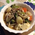 cheesedog's cooksnap of when they made 残り野菜と大根ひき肉豆腐あんかけ.