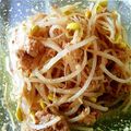 さくさくキッチン's cooksnap of when they made 韓国料理—豆もやしと鶏のナムル.