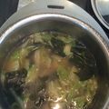もじょみち's cooksnap of when they made ダシダで春雨と白菜のスープ.