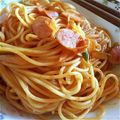 けいちゃん530's cooksnap of when they made コツがある！簡単喫茶店のナポリタン完成！.