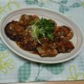 あずきちゃんのご飯。's cooksnap of when they made 椎茸の肉詰め✽玉葱ダレで.