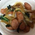 syk407's cooksnap of when they made ほうれん草とウインナーのオイスター炒め♪.