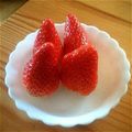 まゆげなさげ's cooksnap of when they made いちごのおいしぃ食べ方❤.