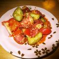 パーントゥー's cooksnap of when they made たこのピリ辛コチュジャン和え.