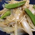 Chakorin♪'s cooksnap of when they made 5分おつまみ！新玉とエンドウ柚子胡椒炒め.