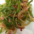 leon lab's cooksnap of when they made ピーマンと玉ねぎだけの和風ペペロンチ～ノ.