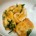 にぶろ's cooksnap of when they made 天かすのニラたまごやき.