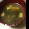 夕飯は６時です's cooksnap of when they made 超簡単！とうふと海苔のお吸い物.
