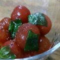 空千鳥's cooksnap of when they made ミニトマトの紫蘇オイルぽん酢漬け.